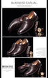 Elegant Leather Men’s Formal Shoes - Luxury Slip-On Loafers for Dressy Occasions, Breathable Moccasins, Versatile Casual Business Footwear in Plus Sizes 38-44